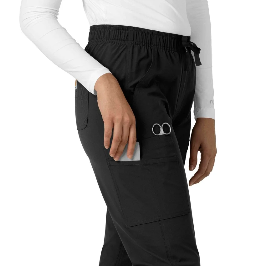 Kadın Force Essentials Düz Paça Scrub Pantolon