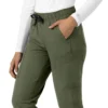 Kadın Force Essentials Düz Paça Scrub Pantolon