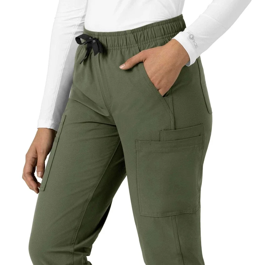 Kadın Force Essentials Düz Paça Scrub Pantolon