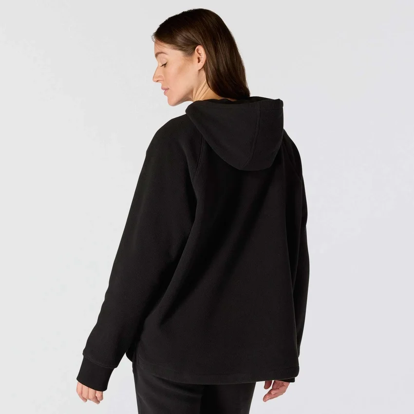 Kadın Force Hızlı Kuruyan Oversized Polar Kapüşonlu Sweatshirt