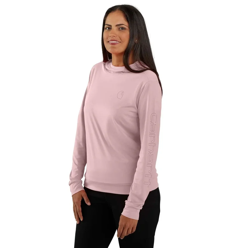 Kadın Force Sun Defender UPF 50+ Nem Emici Kapüşonlu Sweatshirt - Güneş Koruyucu Kapüşonlu sweatshirtler
