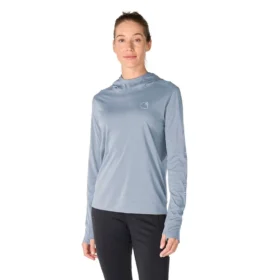 Kadın Force Sun Defender UPF 50+ Nem Emici Kapüşonlu Sweatshirt - Güneş Koruyucu Kapüşonlu sweatshirtler