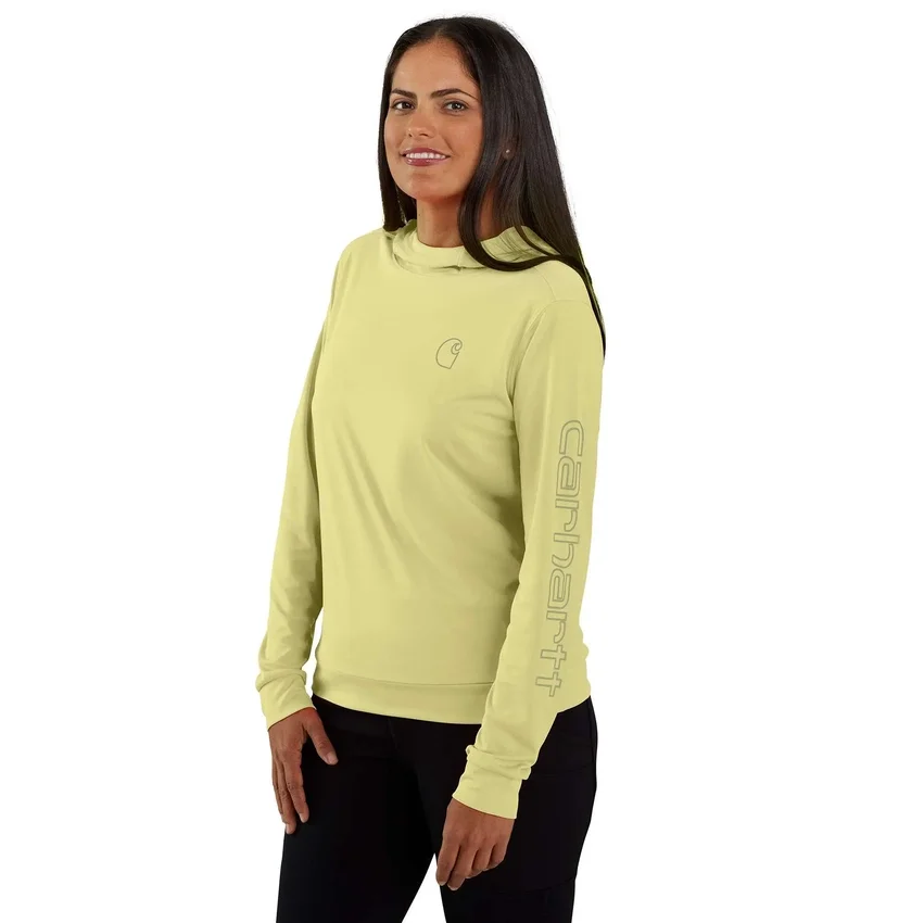 Kadın Force Sun Defender UPF 50+ Nem Emici Kapüşonlu Sweatshirt - Güneş Koruyucu Kapüşonlu sweatshirtler