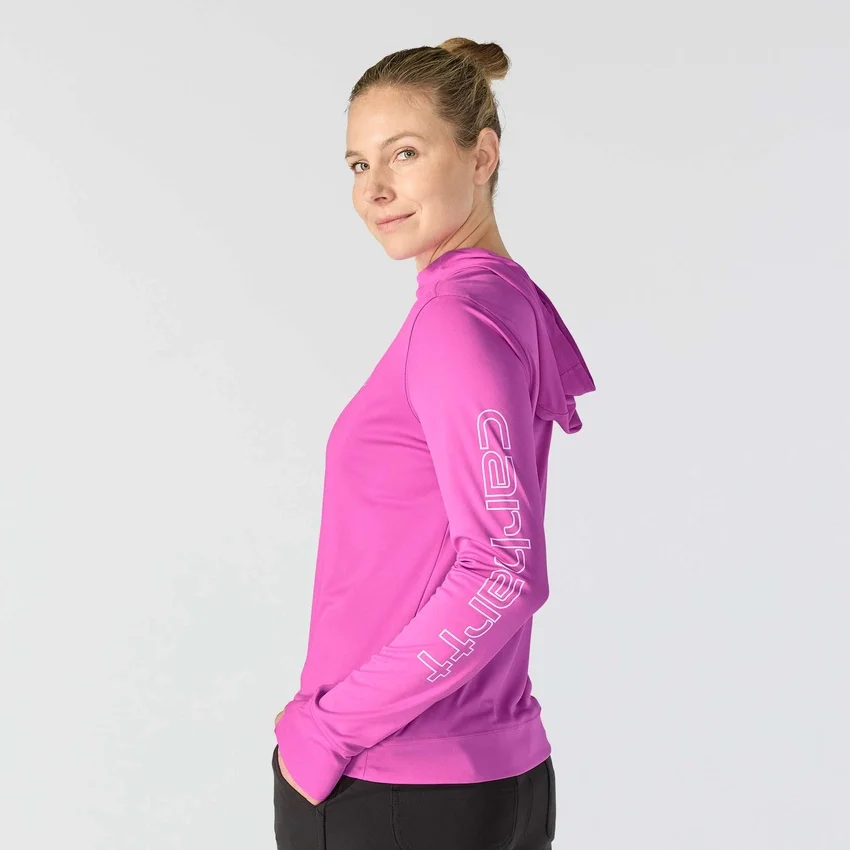 Kadın Force Sun Defender UPF 50+ Nem Emici Kapüşonlu Sweatshirt - Güneş Koruyucu Kapüşonlu sweatshirtler