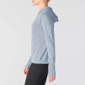 Kadın Force Sun Defender UPF 50+ Nem Emici Kapüşonlu Sweatshirt – Güneş Koruyucu Kapüşonlu sweatshirtler