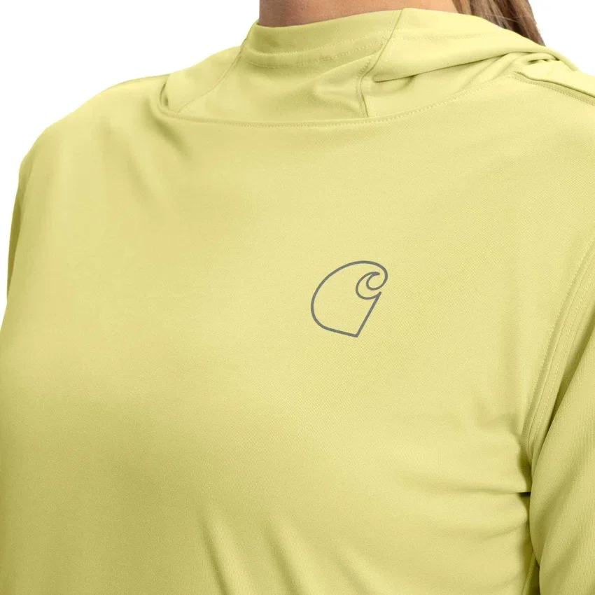 Kadın Force Sun Defender UPF 50+ Nem Emici Kapüşonlu Sweatshirt - Güneş Koruyucu Kapüşonlu sweatshirtler