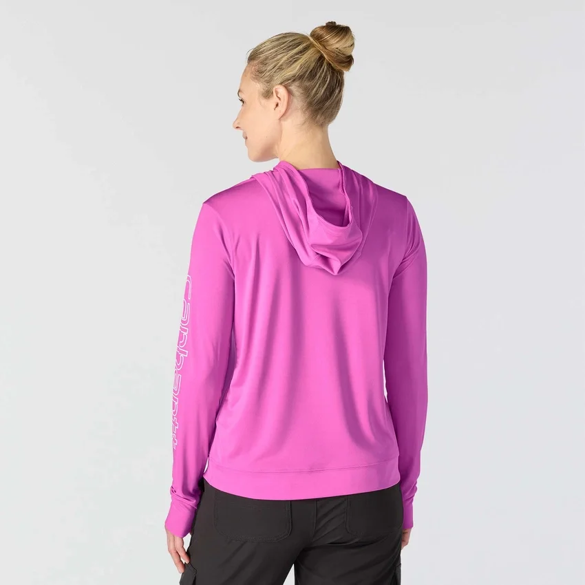 Kadın Force Sun Defender UPF 50+ Nem Emici Kapüşonlu Sweatshirt - Güneş Koruyucu Kapüşonlu sweatshirtler
