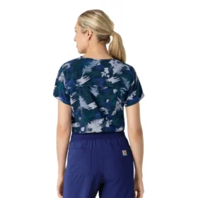 Kadın Force Tuck-In Scrub Desenli Üst