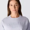 Kadın Geniş Kesim Orta Ağırlıkta carhartt 1889 Grafikli Bisiklet Yaka Sweatshirt