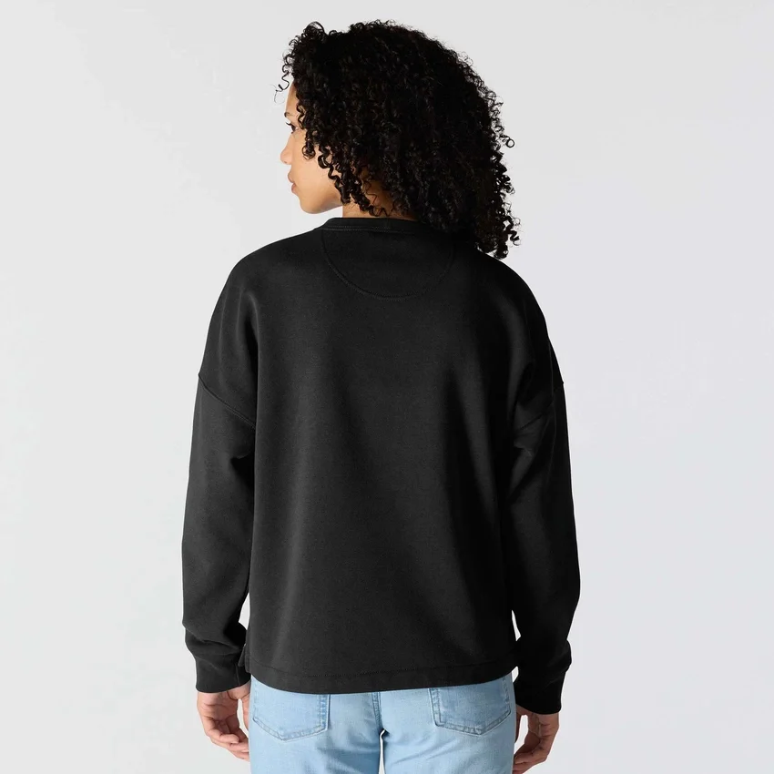 Kadın Geniş Kesim Orta Ağırlıkta carhartt 1889 Grafikli Bisiklet Yaka Sweatshirt