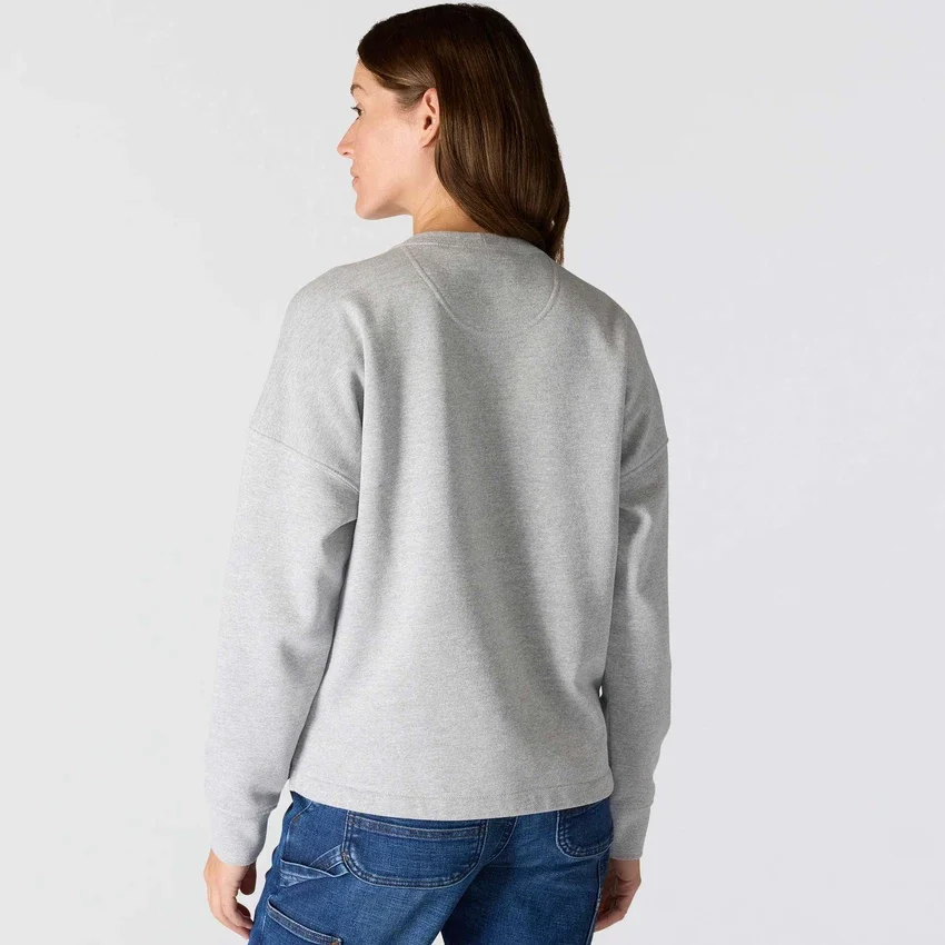 Kadın Geniş Kesim Orta Ağırlıkta carhartt 1889 Grafikli Bisiklet Yaka Sweatshirt