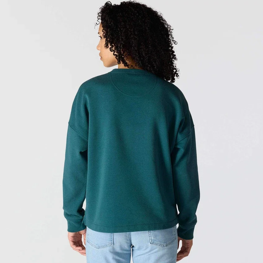 Kadın Geniş Kesim Orta Ağırlıkta carhartt 1889 Grafikli Bisiklet Yaka Sweatshirt