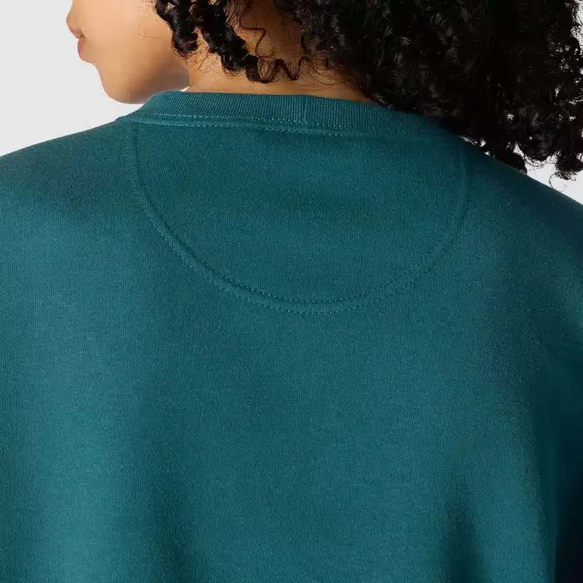 Kadın Geniş Kesim Orta Ağırlıkta carhartt 1889 Grafikli Bisiklet Yaka Sweatshirt