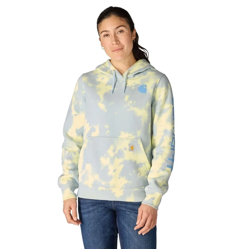 Kadın Marquette Tie Dye Kapüşonlu Sweatshirt