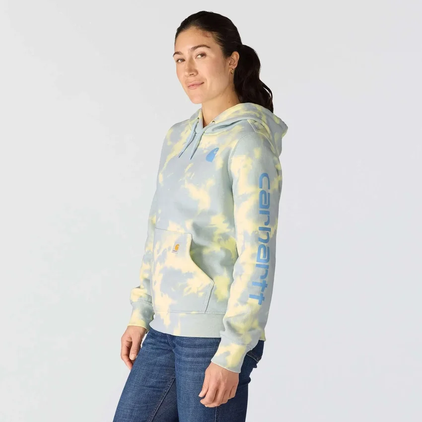 Kadın Marquette Tie Dye Kapüşonlu Sweatshirt