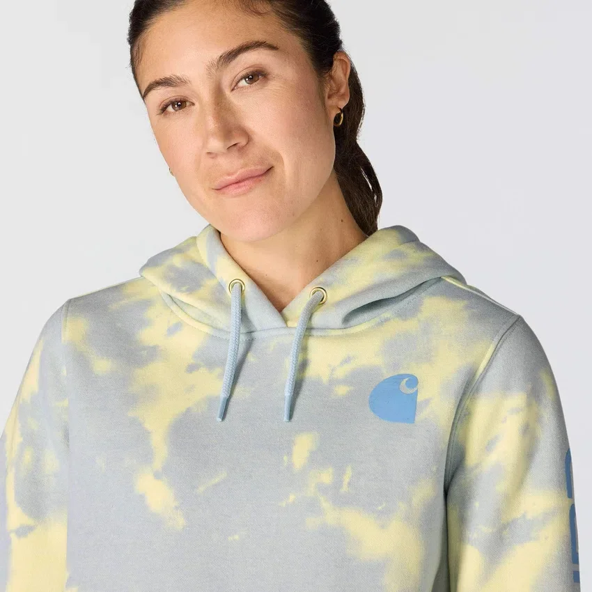 Kadın Marquette Tie Dye Kapüşonlu Sweatshirt