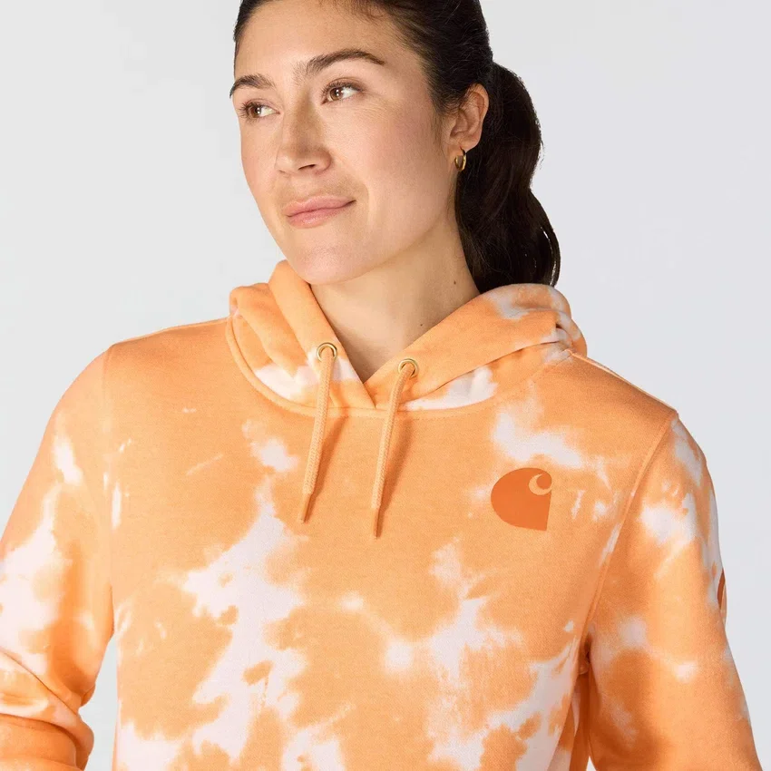 Kadın Marquette Tie Dye Kapüşonlu Sweatshirt