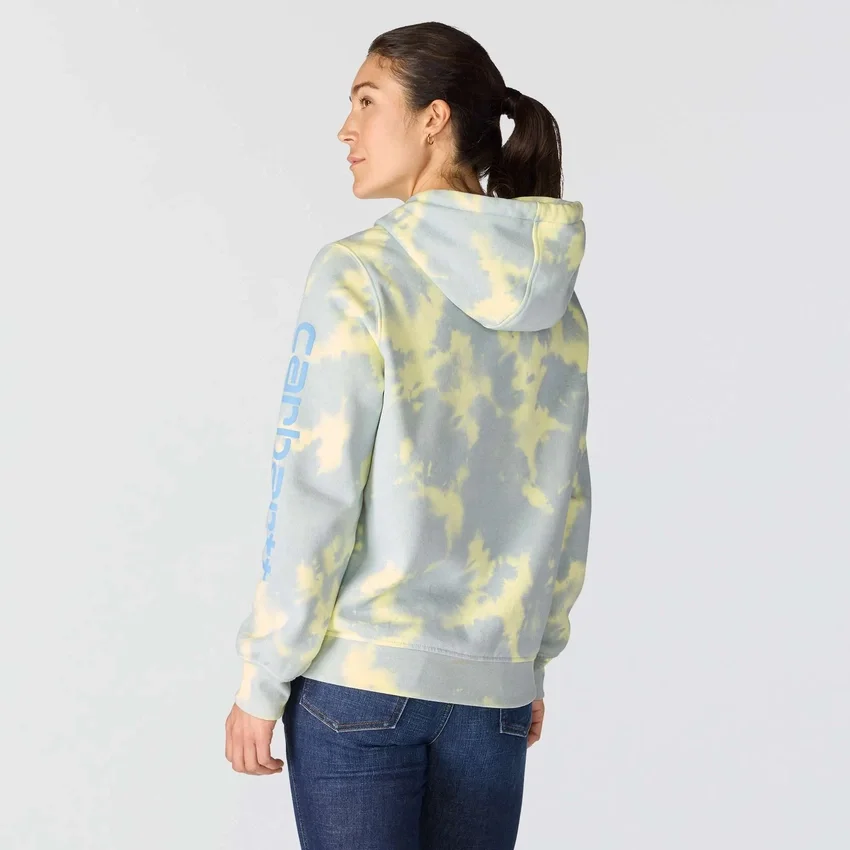 Kadın Marquette Tie Dye Kapüşonlu Sweatshirt