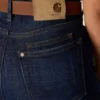 Kadın Mason Yüksek Bel Dar Kesim Kot Pantolon