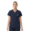 Kadın Rugged Flex Fld V Yaka Scrub Üst