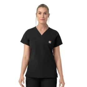 Kadın Rugged Flex Fld V Yaka Scrub Üst