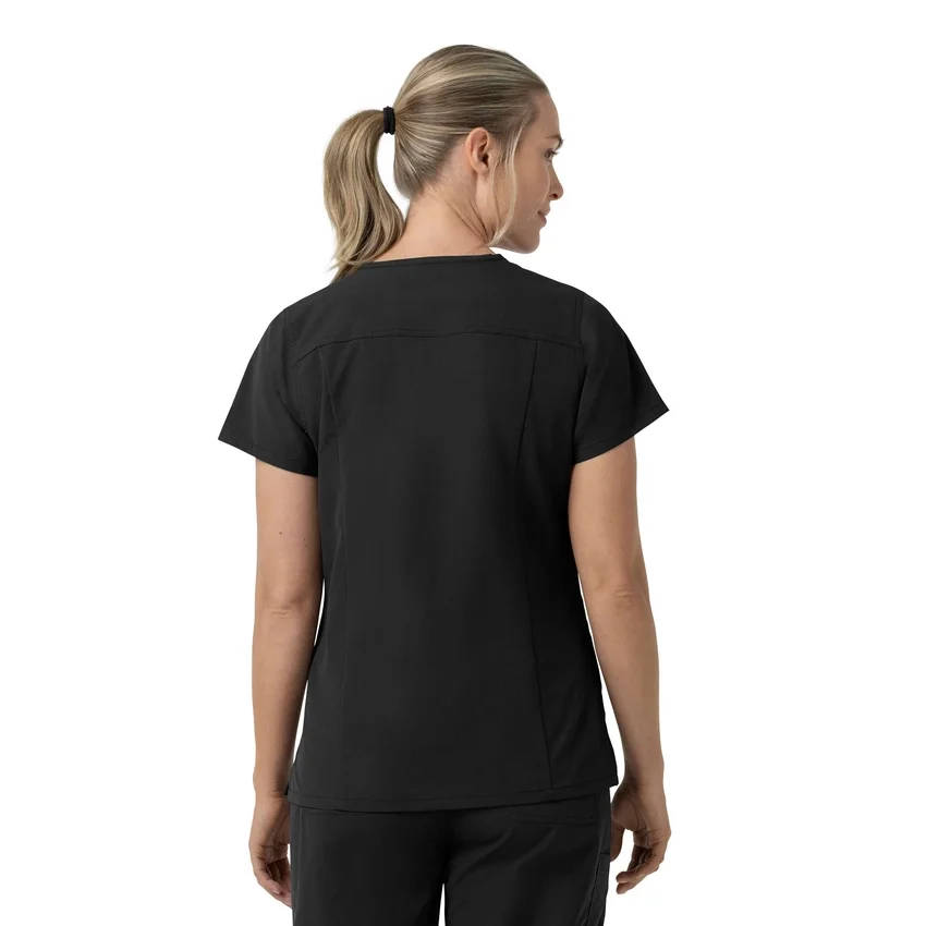 Kadın Rugged Flex Fld V Yaka Scrub Üst