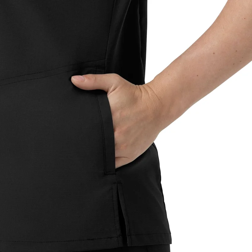 Kadın Rugged Flex Fld V Yaka Scrub Üst