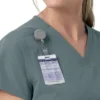 Kadın Rugged Flex Fld V Yaka Scrub Üst