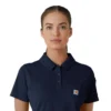 Kadın Rugged Flex® Rscu Hafif Kısa Kolluklu Polo Scrub Üst