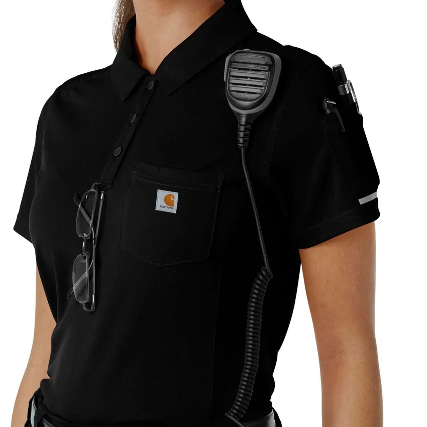 Kadın Rugged Flex® Rscu Hafif Kısa Kolluklu Polo Scrub Üst