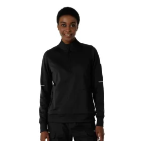Kadın Rugged Flex® Rscu Scrub Yarım Fermuarlı