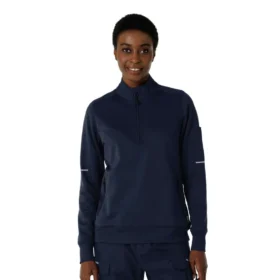 Kadın Rugged Flex® Rscu Scrub Yarım Fermuarlı