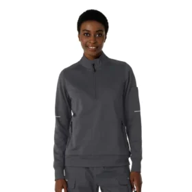 Kadın Rugged Flex® Rscu Scrub Yarım Fermuarlı
