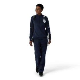 Kadın Rugged Flex® Rscu Scrub Yarım Fermuarlı