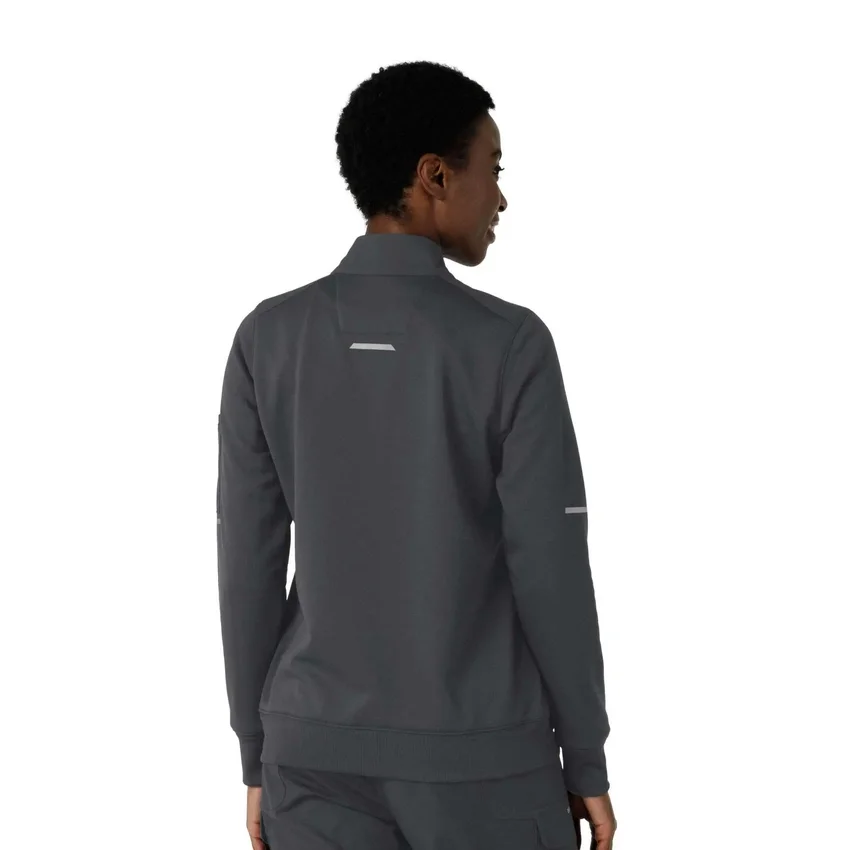 Kadın Rugged Flex® Rscu Scrub Yarım Fermuarlı