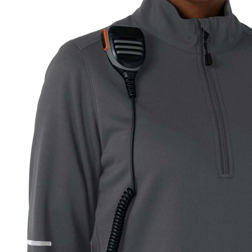 Kadın Rugged Flex® Rscu Scrub Yarım Fermuarlı