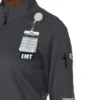 Kadın Rugged Flex® Rscu Scrub Yarım Fermuarlı
