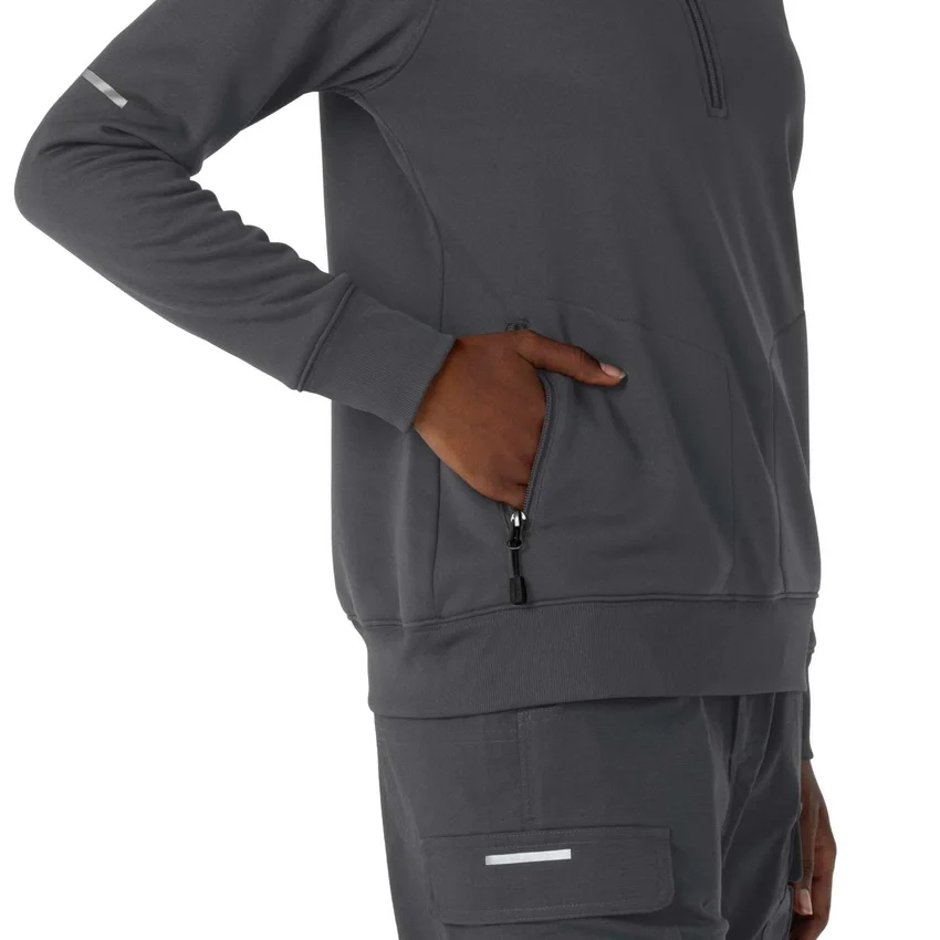 Kadın Rugged Flex® Rscu Scrub Yarım Fermuarlı