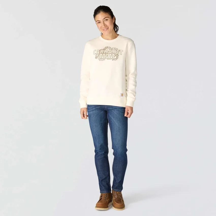 Kadın Sawyer Anneler Günü Desenli Bisiklet Yaka Sweatshirt