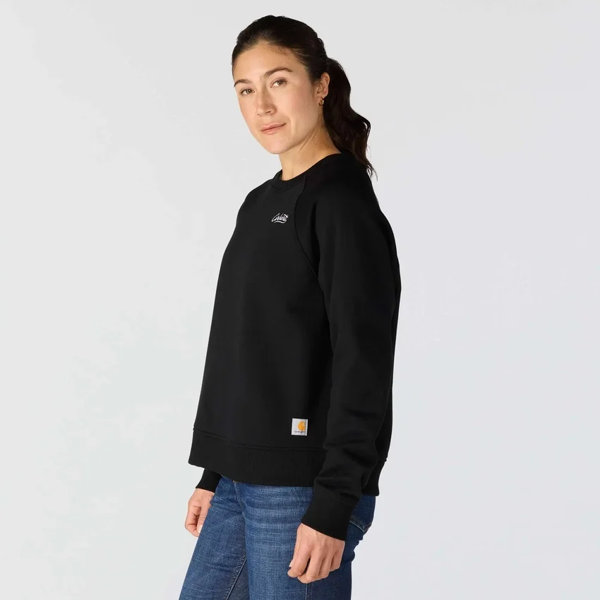 Kadın Sawyer Bol Kesim Bisiklet Yaka Sweatshirt