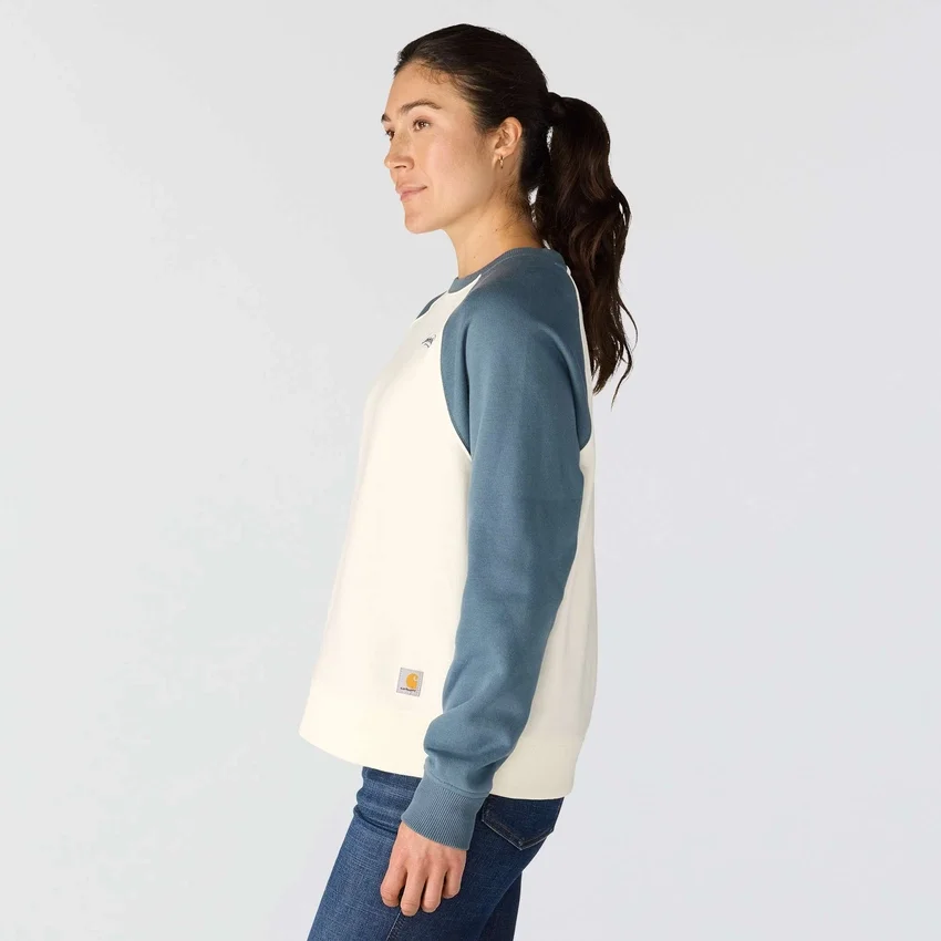 Kadın Sawyer Bol Kesim Bisiklet Yaka Sweatshirt