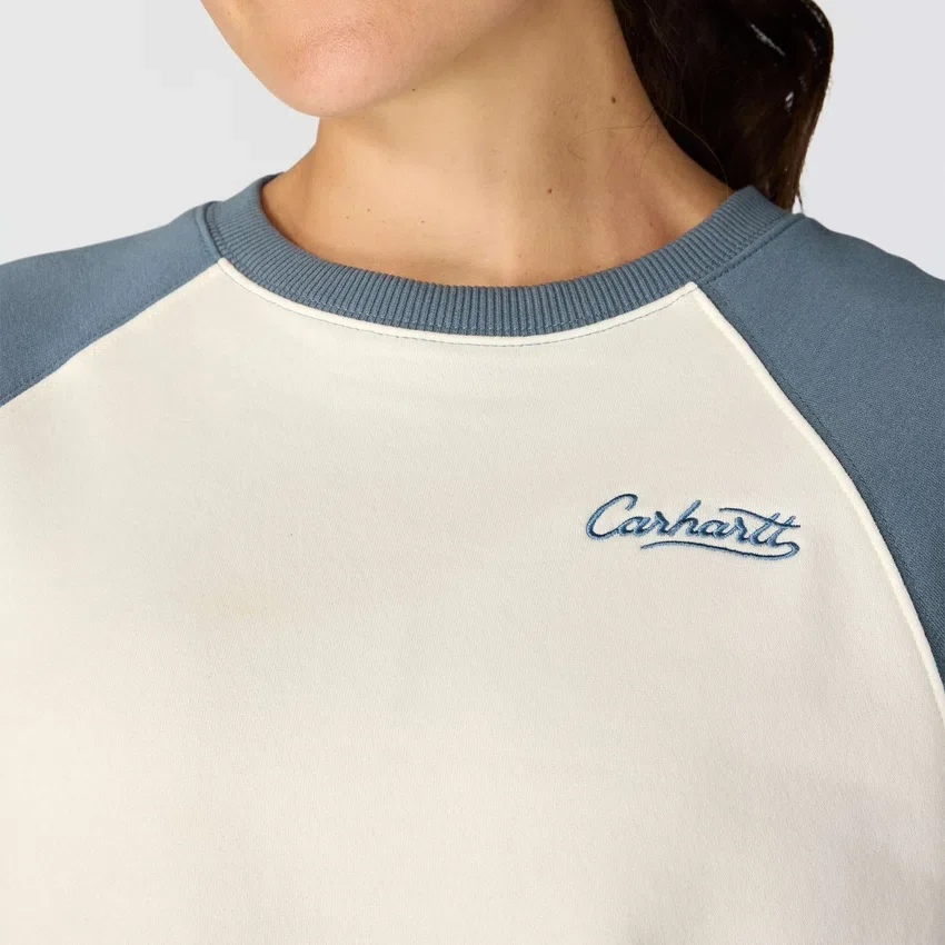 Kadın Sawyer Bol Kesim Bisiklet Yaka Sweatshirt