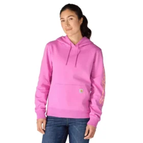 Kadın Sawyer Script Logo Kolluklu Kapüşonlu Sweatshirt