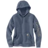 Kadın Sawyer Script Logo Kolluklu Kapüşonlu Sweatshirt