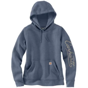 Kadın Sawyer Script Logo Kolluklu Kapüşonlu Sweatshirt