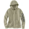 Kadın Sawyer Script Logo Kolluklu Kapüşonlu Sweatshirt