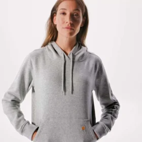 Kadın Sawyer Script Logo Kolluklu Kapüşonlu Sweatshirt