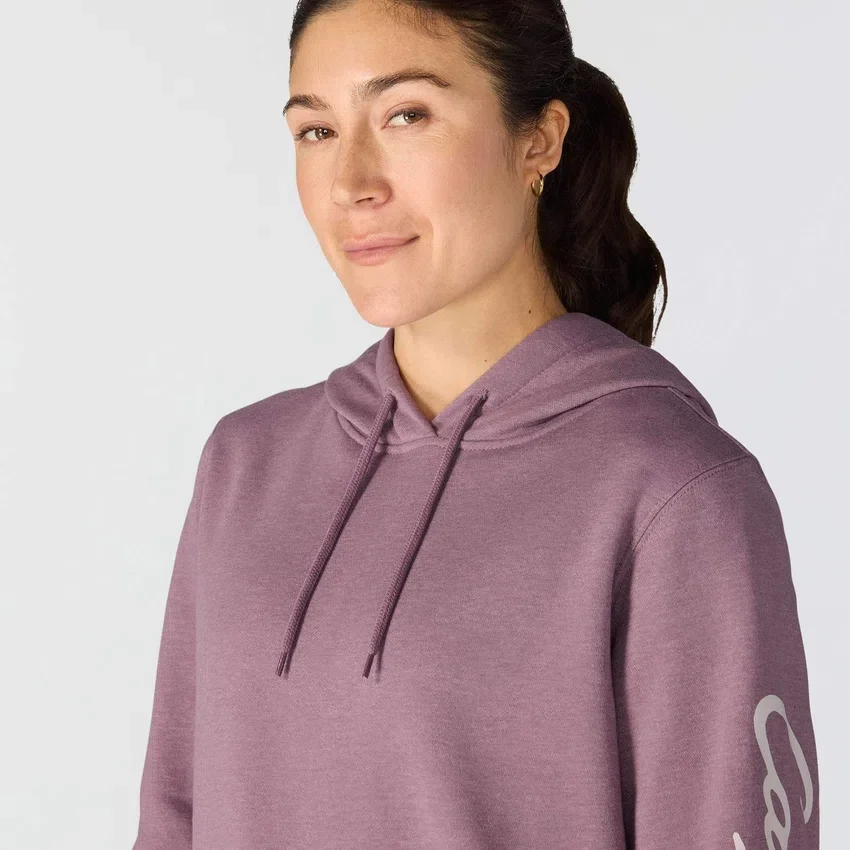 Kadın Sawyer Script Logo Kolluklu Kapüşonlu Sweatshirt