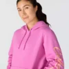 Kadın Sawyer Script Logo Kolluklu Kapüşonlu Sweatshirt