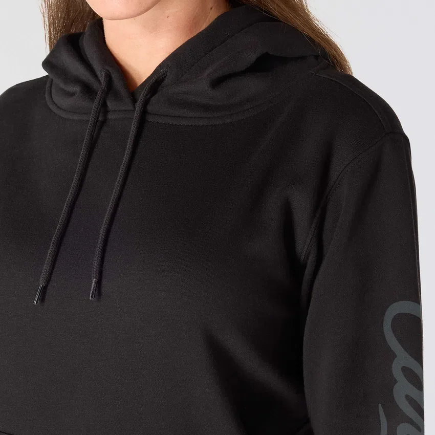 Kadın Sawyer Script Logo Kolluklu Kapüşonlu Sweatshirt